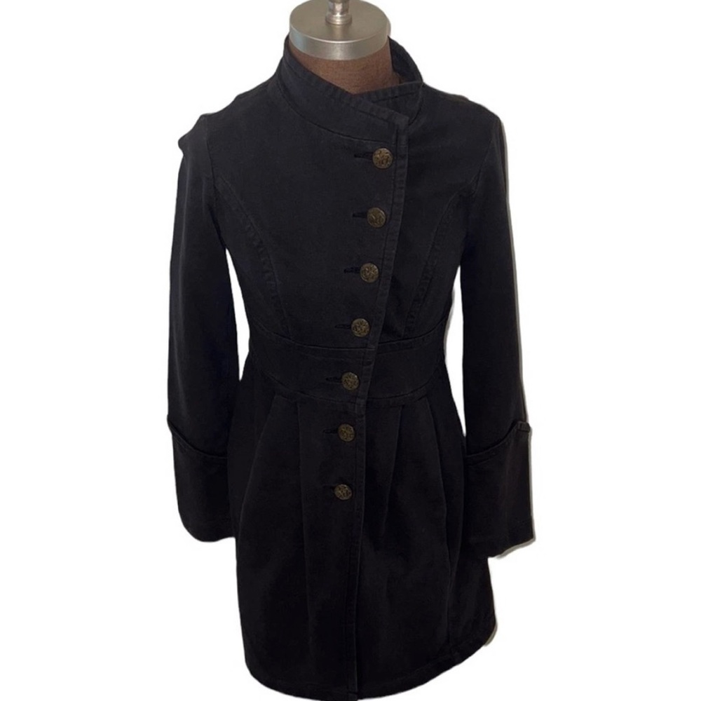 Cabi black cotton quality military style jacket/blazer